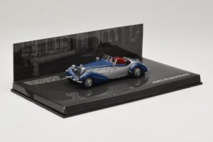 Horch 855 Special Roadster Argent Bleu Minichamps 1:43 436014202 Métal Moulé — image 2 sur 5