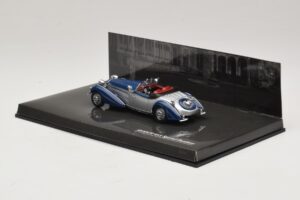 Horch 855 Special Roadster Argent Bleu Minichamps 1:43 436014202 Métal Moulé — image 3 sur 5
