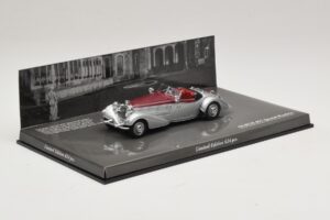 Horch 855 Spezial Roadster Argent Rouge Minichamps 1:43 436014206 Métal Moulé — image 2 sur 5