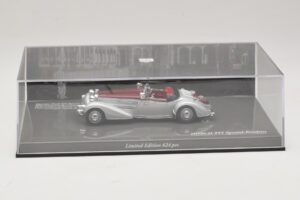 Horch 855 Spezial Roadster Argent Rouge Minichamps 1:43 436014206 Métal Moulé — image 5 sur 5