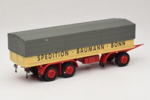 Kassbohrer Remorque Plateau Baumann Bonn Minichamps 1:43 439161097 Métal Moulé — image 2 sur 6