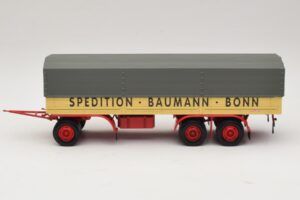 Kassbohrer Remorque Plateau Baumann Bonn Minichamps 1:43 439161097 Métal Moulé — image 3 sur 6