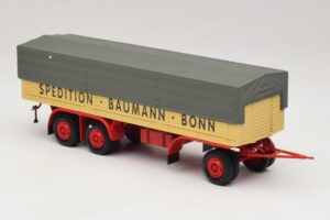 Kassbohrer Remorque Plateau Baumann Bonn Minichamps 1:43 439161097 Métal Moulé — image 4 sur 6
