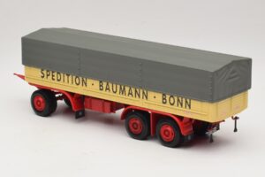 Kassbohrer Remorque Plateau Baumann Bonn Minichamps 1:43 439161097 Métal Moulé — image 5 sur 6