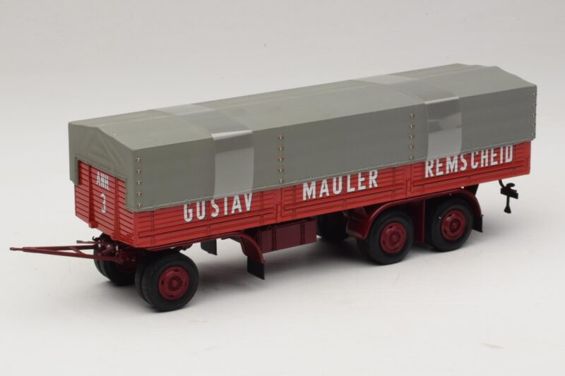 Kassbohrer Remorque Plateau Mauler Remscheid Minichamps 1:43 439161099 Métal Moulé