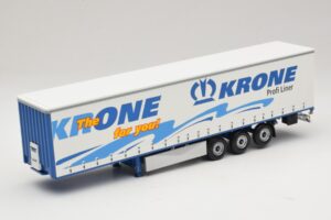 Krone Profiliner Semi-Remorque À Rideaux Coulissants Articulée Minichamps 1:43 439911120 Métal Moulé