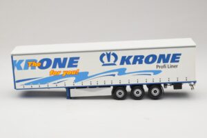 Krone Profiliner Semi-Remorque À Rideaux Coulissants Articulée Minichamps 1:43 439911120 Métal Moulé — image 3 sur 6