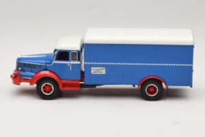 Krupp Titan Camion Fourgon Bleu Rouge Minichamps 1:43 439069040 Métal Moulé — image 3 sur 6