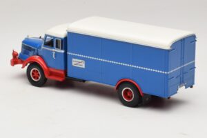 Krupp Titan Camion Fourgon Bleu Rouge Minichamps 1:43 439069040 Métal Moulé — image 5 sur 6