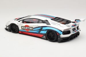Lamborghini Aventador LB Works Martini Livery AUTOart 1:18 79185 Composite — image 7 sur 8