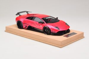 Lamborghini Murcielago Liberty Walk Rose Brillant AB Models 1:18 REMC044 Résine — image 4 sur 7