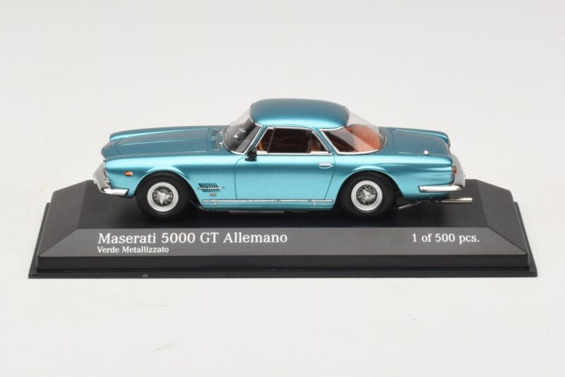Maserati 5000 GT Allemano Verde Metallizzato Minichamps 1:43 Maserati 5000 GT Allemano Verde Metallizzato Minichamps 1:43 437123320 Métal Moulé