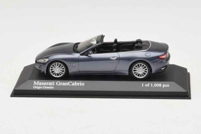 Maserati GranCabrio Gris Métallisé Minichamps 1:43 400123931 Métal Moulé