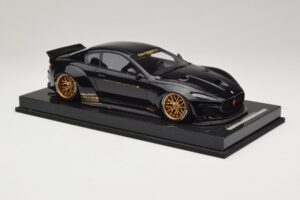 Maserati GranTurismo Liberty Walk Noir avec Jantes Dorées AB Models 1:18 MAS-LB08-C Résine — image 4 sur 7