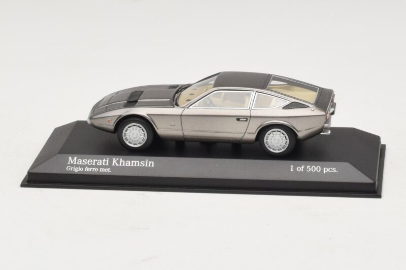 Maserati Khamsin Grey Metallic Minichamps 1:43 Maserati Khamsin Grey Metallic Minichamps 1:43 437123220 Métal Moulé