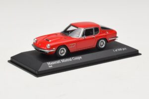 Maserati Mistral Rouge Minichamps 1:43 437123424 Métal Moulé — image 2 sur 4