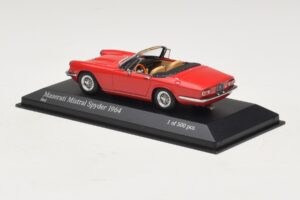 Maserati Mistral Spyder Rouge Minichamps 1:43 437123430 Métal Moulé — image 3 sur 4
