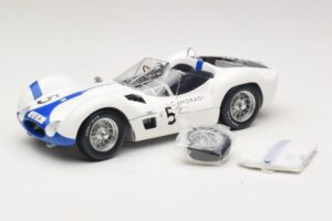 Maserati Tipo 61 #5 S. Moss / D. Gurney Camoradi ADAC 1000km Nurburgring Winner 1960 Minichamps 1:18 100601205 Métal Moulé