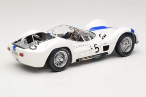 Maserati Tipo 61 #5 S. Moss / D. Gurney Camoradi ADAC 1000km Nurburgring Winner 1960 Minichamps 1:18 100601205 Métal Moulé — image 3 sur 8