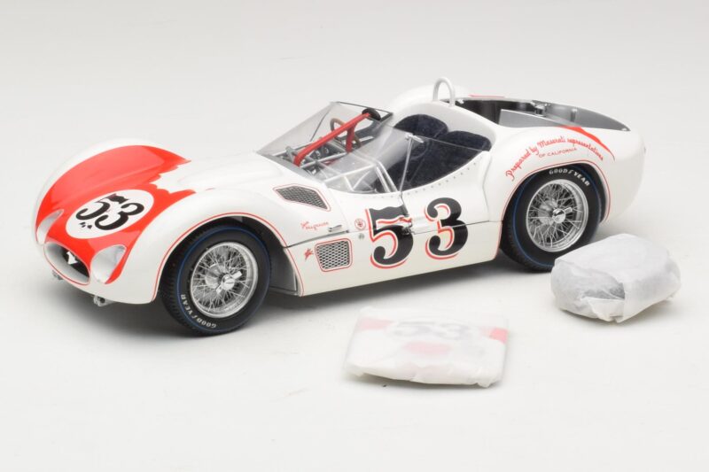 Maserati Tipo 61 #53 B. Krause Los Angeles Times Grand Prix Winner 1960 Minichamps 1:18 100601253 Métal Moulé