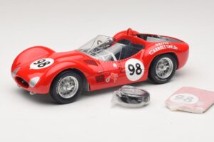 Maserati Tipo 61 #98 C. Shelby Times Mirror Grand Prix for Sportscars 1960 Minichamps 1:18 100601298 Métal Moulé