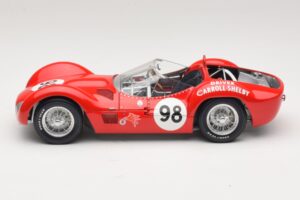 Maserati Tipo 61 #98 C. Shelby Times Mirror Grand Prix for Sportscars 1960 Minichamps 1:18 100601298 Métal Moulé — image 4 sur 8