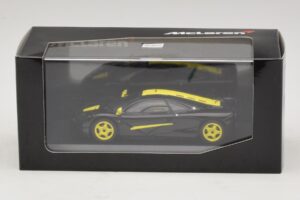 McLaren F1 Noir Avec Rayures Jaunes Minichamps 1:43 MCLAREN004 Métal Moulé — image 4 sur 4