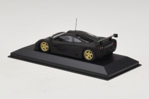 McLaren F1 GTR Prototype Noir Mat Avec Jantes Dorées Minichamps 1:43 MCLAREN008 Métal Moulé — image 2 sur 4