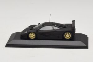 McLaren F1 GTR Prototype Noir Mat Avec Jantes Dorées Minichamps 1:43 MCLAREN008 Métal Moulé — image 3 sur 4