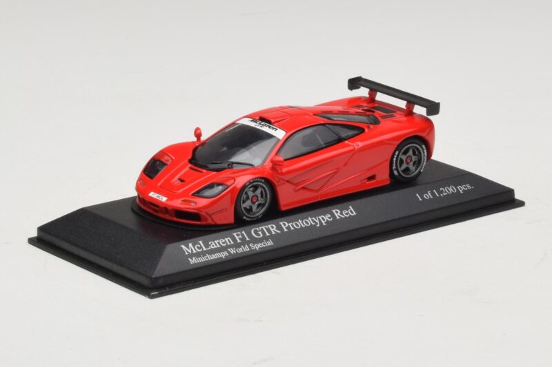 McLaren F1 GTR Prototype World Special Rouge Minichamps 1:43 McLaren F1 GTR Prototype World Special Rouge Minichamps 1:43 MCLAREN007 Métal Moulé