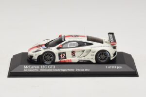 McLaren MP4-12C GT3 #12 Art Grand Prix Demoustier / Amado 24 Hours of Spa 2012 Minichamps 1:43 437121312 Métal Moulé