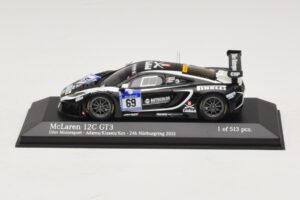 McLaren MP4-12C GT3 #69 Dorr Motorsport Adams / Klasen 24 Hours of Nurburgring 2014 Minichamps 1:43 437131399 Métal Moulé