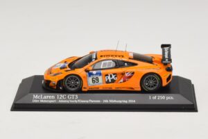 McLaren MP4-12C GT3 #69 Dorr Motorsport Adams / S. Asch 24 Hours of Nurburgring 2014 Minichamps 1:43 437141369 Métal Moulé