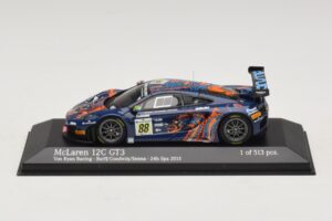 McLaren MP4-12C GT3 #88 Von Ryan Racing Barff / Goodwin 24 Hours of Spa 2013 Minichamps 1:43 437131388 Métal Moulé