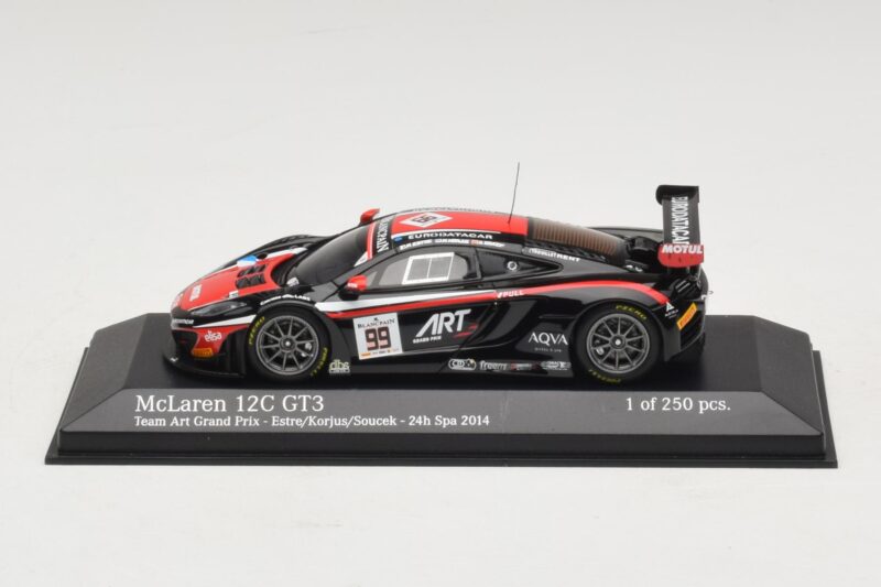 McLaren MP4-12C GT3 Art Grand Prix #99 K. Estre / M. Korjus 24 Hours of Spa 2014 Minichamps 1:43 McLaren MP4-12C GT3 Art Grand Prix #99 K. Estre / M. Korjus 24 Hours of Spa 2014 Minichamps 1:43 437141399 Métal Moulé