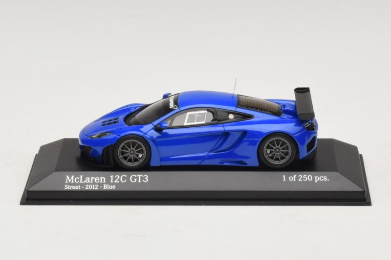 McLaren MP4-12C GT3 Street Bleu Minichamps 1:43 McLaren MP4-12C GT3 Street Bleu Minichamps 1:43 437121397 Métal Moulé
