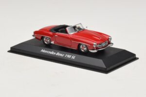 Mercedes 190 SL Rouge Maxichamps 1:43 940033131-O Métal Moulé — image 3 sur 4