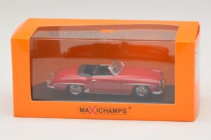 Mercedes 190 SL Rouge Maxichamps 1:43 940033131-O Métal Moulé — image 4 sur 4