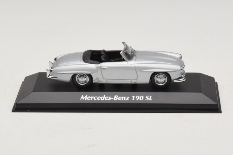Mercedes 190 SL W121 Argent Maxichamps 1:43 940033130 Métal Moulé