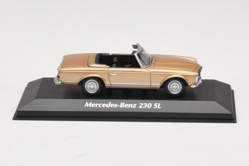 Mercedes 230 SL W113 Or Métallisé Maxichamps 1:43 Mercedes 230 SL W113 Or Métallisé Maxichamps 1:43 940032230 Métal Moulé