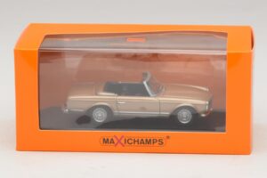 Mercedes 230 SL W113 Or Métallisé Maxichamps 1:43 940032230 Métal Moulé — image 4 sur 4