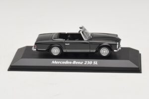 Mercedes 230 SL W113 Gris Maxichamps 1:43 94003231 Métal Moulé
