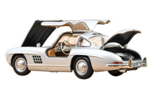 Mercedes 300 SL W198 Gullwing Argent Norev 1:18 183857 Métal Moulé — image 2 sur 5