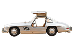 Mercedes 300 SL W198 Gullwing Argent Norev 1:18 183857 Métal Moulé — image 4 sur 5