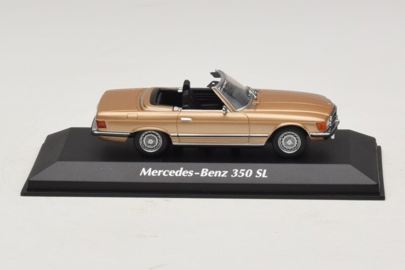 Mercedes 350 SL R107 Or Maxichamps 1:43 Mercedes 350 SL R107 Or Maxichamps 1:43 940033431 Métal Moulé