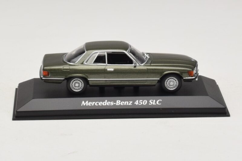 Mercedes 450 SLC C107 Vert Foncé Métallisé Maxichamps 1:43 Mercedes 450 SLC C107 Vert Foncé Métallisé Maxichamps 1:43 940033420 Métal Moulé