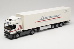 Mercedes Actros 1844LS Koffersattelzug Hammer Aachen Minichamps 1:43 499039105 Métal Moulé