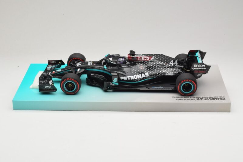 Mercedes AMG Petronas W11 EQ Performance #44 L. Hamilton 91st F1 Win Eifel GP 2020 Minichamps 1:18 113201144 Métal Moulé