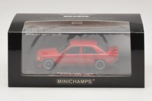 Mercedes Brabus 3.6S 190E W201 Rouge Minichamps 1:43 437032600 Métal Moulé — image 5 sur 5