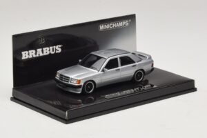 Mercedes Brabus 3.6S 190E W201 Argent Minichamps 1:43 437032604 Métal Moulé — image 2 sur 5